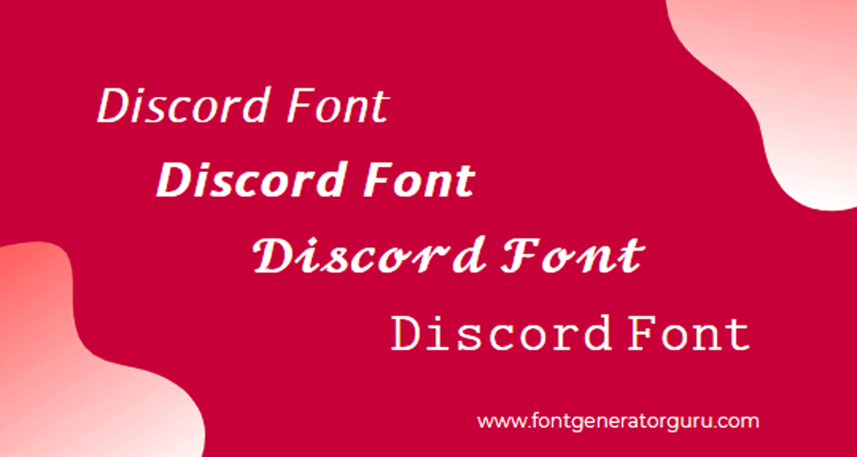 Discord-Font (@discord_font) / X