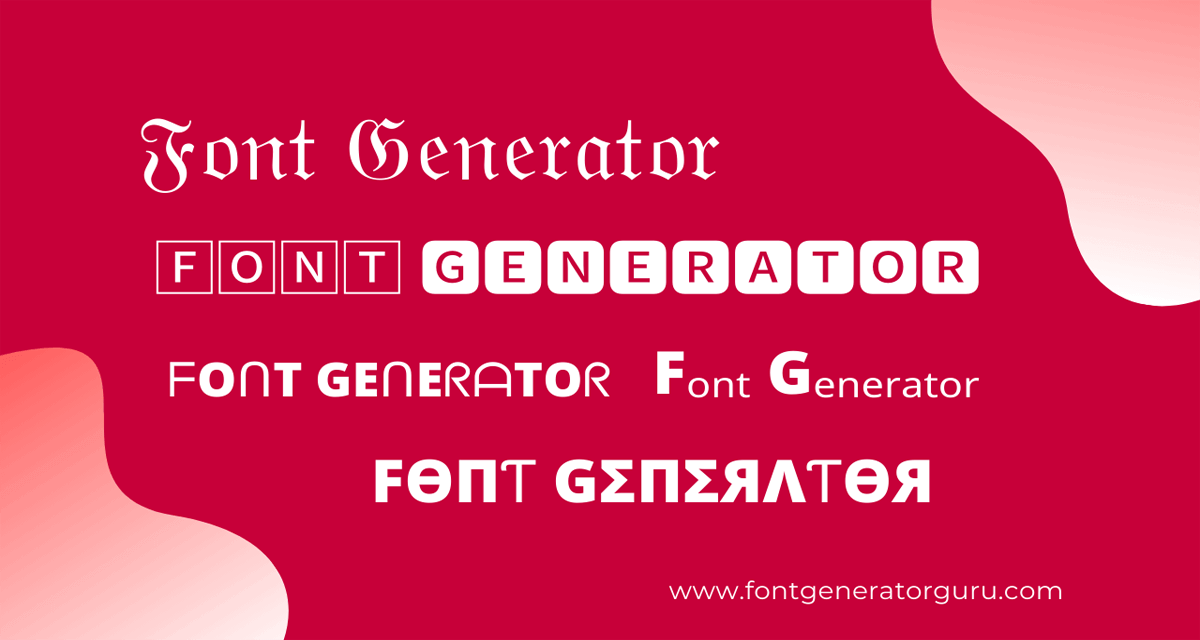 Sáng tạo phông chữ cute font generator symbols đáng yêu và phong cách