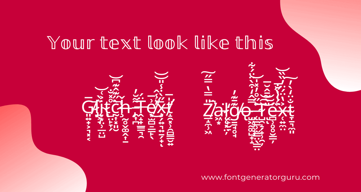 ᐈ Glitch Text Generator (𝒞𝑜𝓅𝓎 𝒶𝓃𝒹 𝒫𝒶𝓈𝓉𝑒) Free Zalgo Text